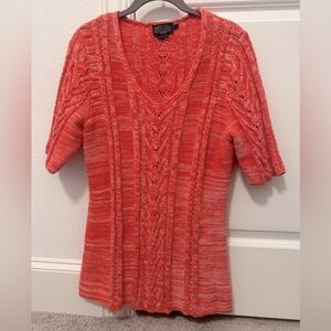 Pendleton Short Sleeve Knit Sweater